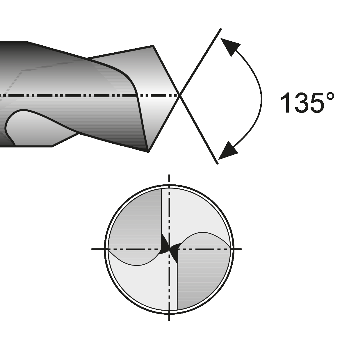 HSS pilot drill bit