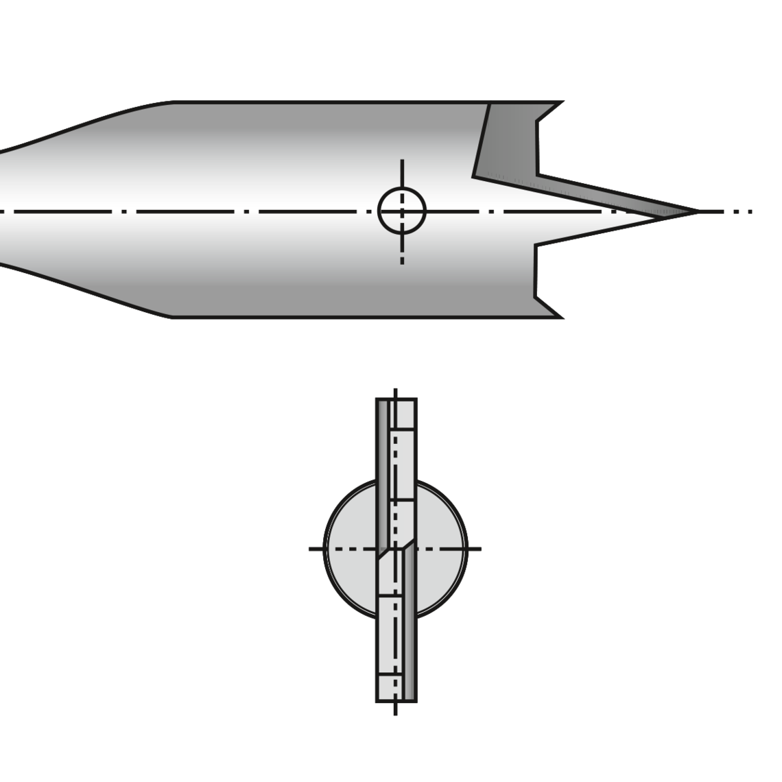 Flachfräsbohrer
